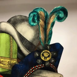 Mid 20th Century "Cappelli" Tole Umbrella Stand By Piero Fornasetti 13 Mid 20th Century "Cappelli" Tole Umbrella Stand By Piero Fornasetti -CHAIRISH Shop mid 20th century cappelli tole umbrella stand by piero fornasetti 2707