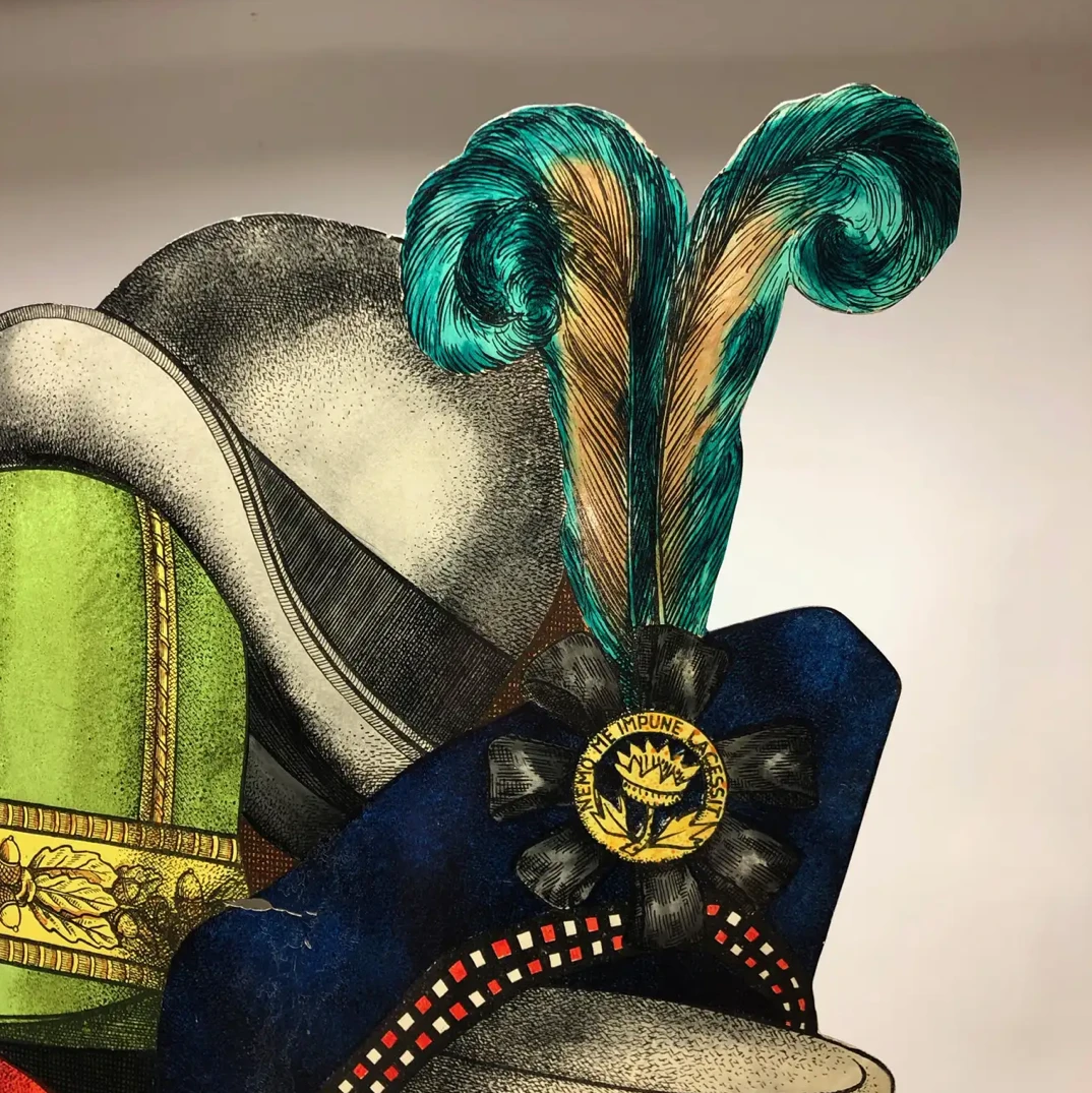 Mid 20th Century "Cappelli" Tole Umbrella Stand By Piero Fornasetti 5 Mid 20th Century "Cappelli" Tole Umbrella Stand By Piero Fornasetti - Image 3