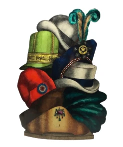 Mid 20th Century "Cappelli" Tole Umbrella Stand By Piero Fornasetti 19 Mid 20th Century "Cappelli" Tole Umbrella Stand By Piero Fornasetti -CHAIRISH Shop mid 20th century cappelli tole umbrella stand by piero fornasetti 4272