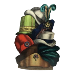 Mid 20th Century "Cappelli" Tole Umbrella Stand By Piero Fornasetti