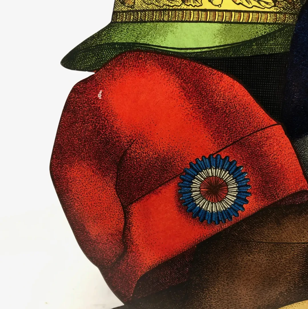 Mid 20th Century "Cappelli" Tole Umbrella Stand By Piero Fornasetti 4 Mid 20th Century "Cappelli" Tole Umbrella Stand By Piero Fornasetti - Image 2