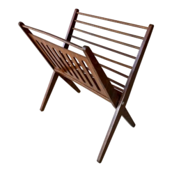 Mid 20th-Century Fabulous Danish Modern-Inspired Folding Media Stand