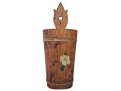 Mid 20th Century Mid Century Folk Art Tole Painted Wooden Umbrella Stand -CHAIRISH Shop mid 20th century mid century folk art tole painted wooden umbrella stand 1748