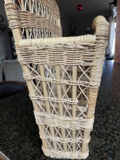 Mid 20th Century Mid Century Wicker Wall Basket 13 Mid 20th Century Mid Century Wicker Wall Basket -CHAIRISH Shop mid 20th century mid century wicker wall basket 3487