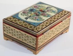 Mid 20th Century Mosaic Middle Eastern Moorish Trinket Box -CHAIRISH Shop mid 20th century mosaic middle eastern moorish trinket box 0336