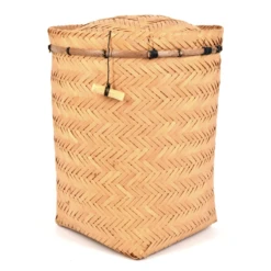 Mid 20th Century South American Lidded Basket -CHAIRISH Shop mid 20th century south american lidded basket 0488