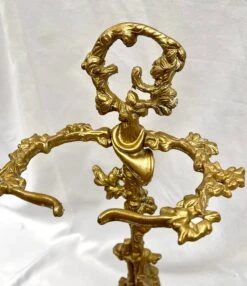 Mid 20th Century Vintage Brass Embossed Hunting Scene Umbrella Stand -CHAIRISH Shop mid 20th century vintage brass embossed hunting scene umbrella stand 0111