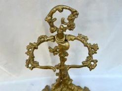 Mid 20th Century Vintage Brass Embossed Hunting Scene Umbrella Stand -CHAIRISH Shop mid 20th century vintage brass embossed hunting scene umbrella stand 3097