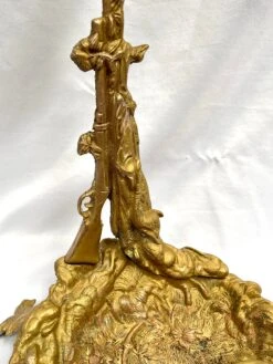 Mid 20th Century Vintage Brass Embossed Hunting Scene Umbrella Stand -CHAIRISH Shop mid 20th century vintage brass embossed hunting scene umbrella stand 5038