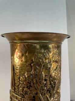 Mid 20th Century Vintage Brass English Repousse Umbrella Stand -CHAIRISH Shop mid 20th century vintage brass english repousse umbrella stand 2322