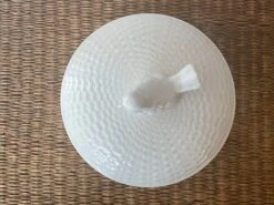 Mid 20th Century White Porcelain Box With Bird Handle 15 Mid 20th Century White Porcelain Box With Bird Handle -CHAIRISH Shop mid 20th century white porcelain box with bird handle 3870