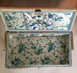 Mid 20th Century Wicker Sewing Box With Legs -CHAIRISH Shop mid 20th century wicker sewing box with legs 6072