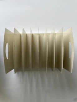 Mid Century 8 Slot Desktop / File / Paper Organizer, Refinished In Cream -CHAIRISH Shop mid century 8 slot desktop file paper organizer refinished in cream 3470