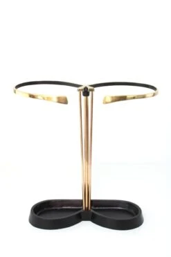 Mid-Century Aluminum And Brass Umbrella Stand In Style Of Carl Auböck, 1950s -CHAIRISH Shop mid century aluminum and brass umbrella stand in style of carl aubock 1950s 8217