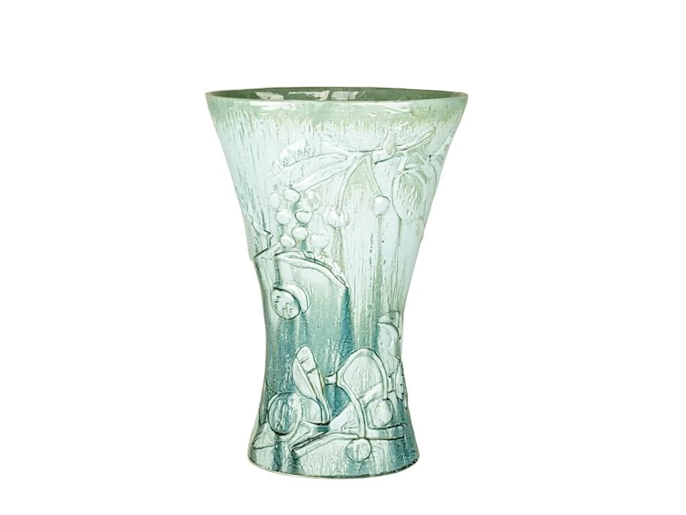 Mid-Century Azure & Grey Ceramic Umbrella Stand By Antonia Campi For S.C.I. Laveno 8 Mid-Century Azure & Grey Ceramic Umbrella Stand By Antonia Campi For S.C.I. Laveno - Image 6