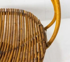 Mid-Century French Fruit Basket In Wicker -CHAIRISH Shop mid century french fruit basket in wicker 9209