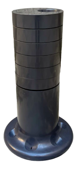 Mid-Century Grey Pluvium Umbrella Stand By Giancarlo Piretti For Anonima Castelli, Italy, 1960s