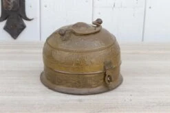 Mid-Century Indian Brass Beetlenut Box -CHAIRISH Shop mid century indian brass beetlenut box 2140