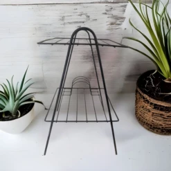 Mid Century Iron Record Stand -CHAIRISH Shop mid century iron record stand 9647