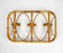 Mid-Century Italian Bamboo And Rattan Coat Rack, 1960s -CHAIRISH Shop mid century italian bamboo and rattan coat rack 1960s 4048