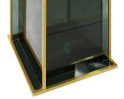 Mid-Century Italian Glass & Brass Umbrella Stand -CHAIRISH Shop mid century italian glass and brass umbrella stand 9072