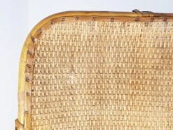 Mid-Century Italian Rush And Rattan Work Basket -CHAIRISH Shop mid century italian rush and rattan work basket 3614