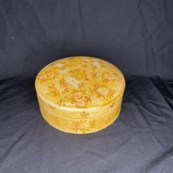 Mid Century Japanese Lacquered Floral Lidded Box -CHAIRISH Shop mid century japanese lacquered floral lidded box 4394