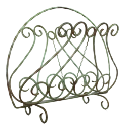 Mid-Century Metal Magazine Rack, 1950s