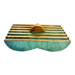 Mid Century Mid-Mod Pal Bell Brass Box Made In Israel