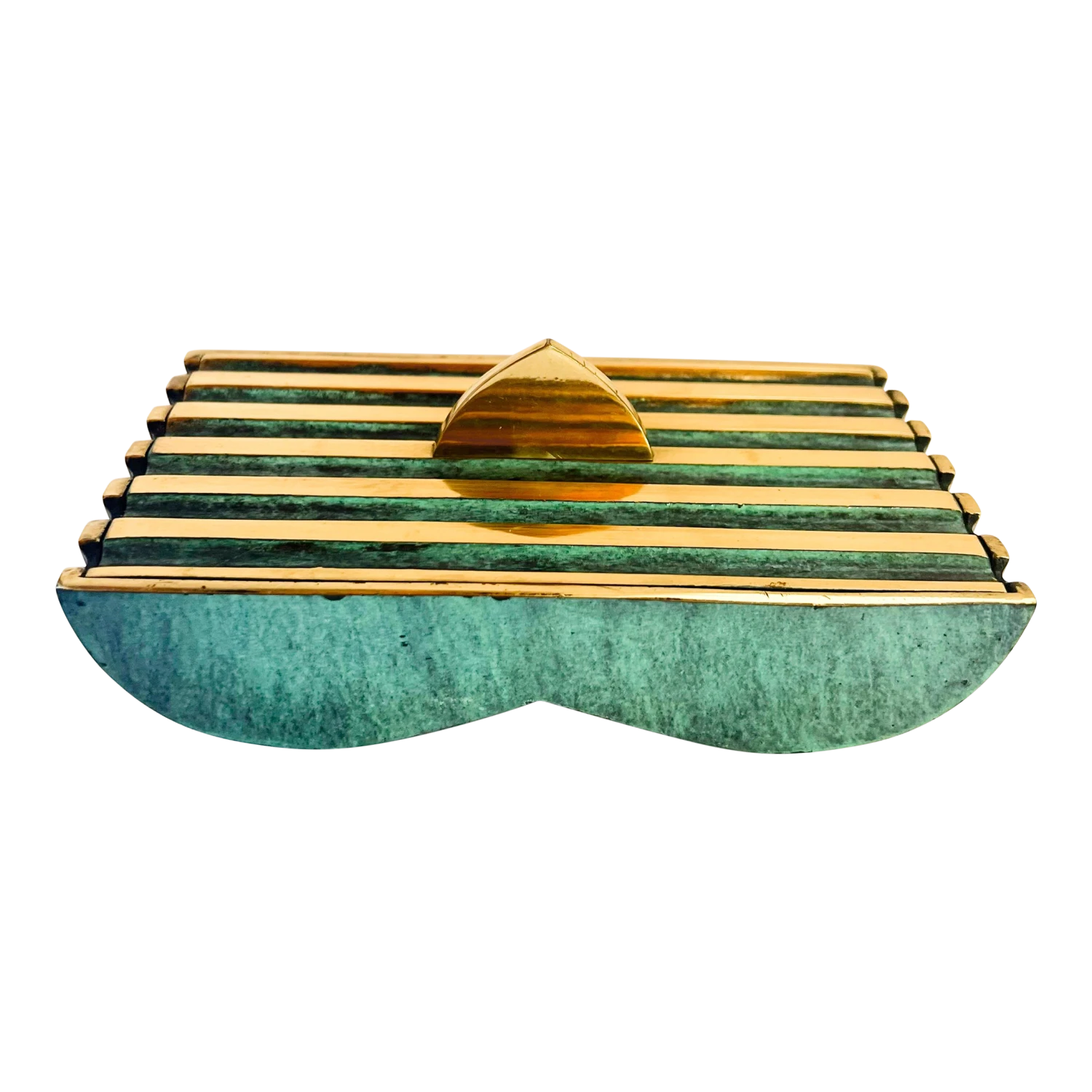 Mid Century Mid-Mod Pal Bell Brass Box Made In Israel 3 Mid Century Mid-Mod Pal Bell Brass Box Made In Israel