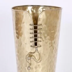 Mid-Century Modern Brass Boot Umbrella Stand -CHAIRISH Shop mid century modern brass boot umbrella stand 8140