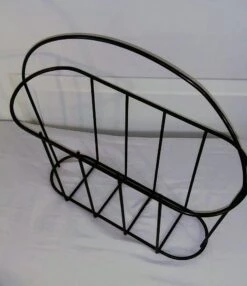 Mid-Century Modern Brass Magazine Rack (C.1970s) -CHAIRISH Shop mid century modern brass magazine rack c1970s 0384