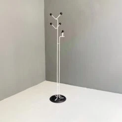 Mid-Century Modern Italian Black And White Metal Coat Rack, 1980s 11 Mid-Century Modern Italian Black And White Metal Coat Rack, 1980s -CHAIRISH Shop mid century modern italian black and white metal coat rack 1980s 2567