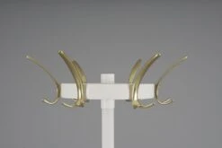 Mid-Century Modern White And Gold Stand Wardrobe, 1960s -CHAIRISH Shop mid century modern white and gold stand wardrobe 1960s 0177