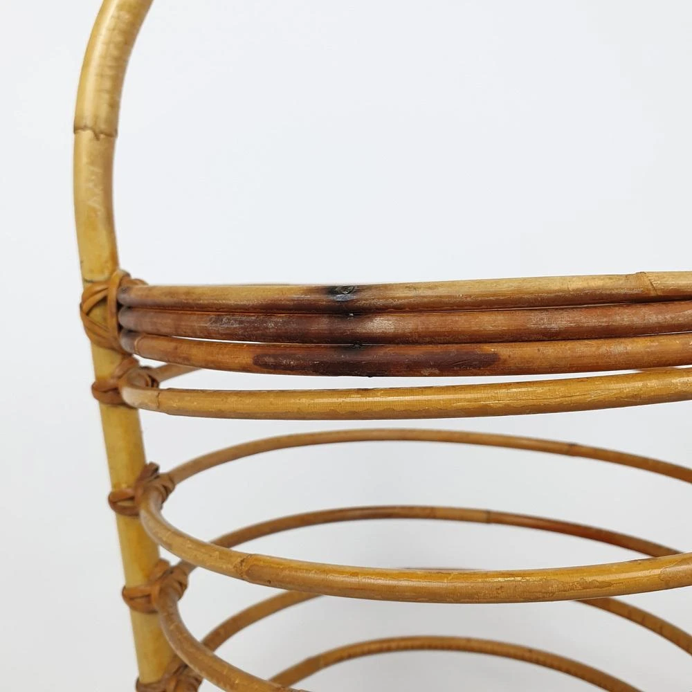 Mid-Century Rattan Umbrella Stand, 1960s 10 Mid-Century Rattan Umbrella Stand, 1960s - Image 8