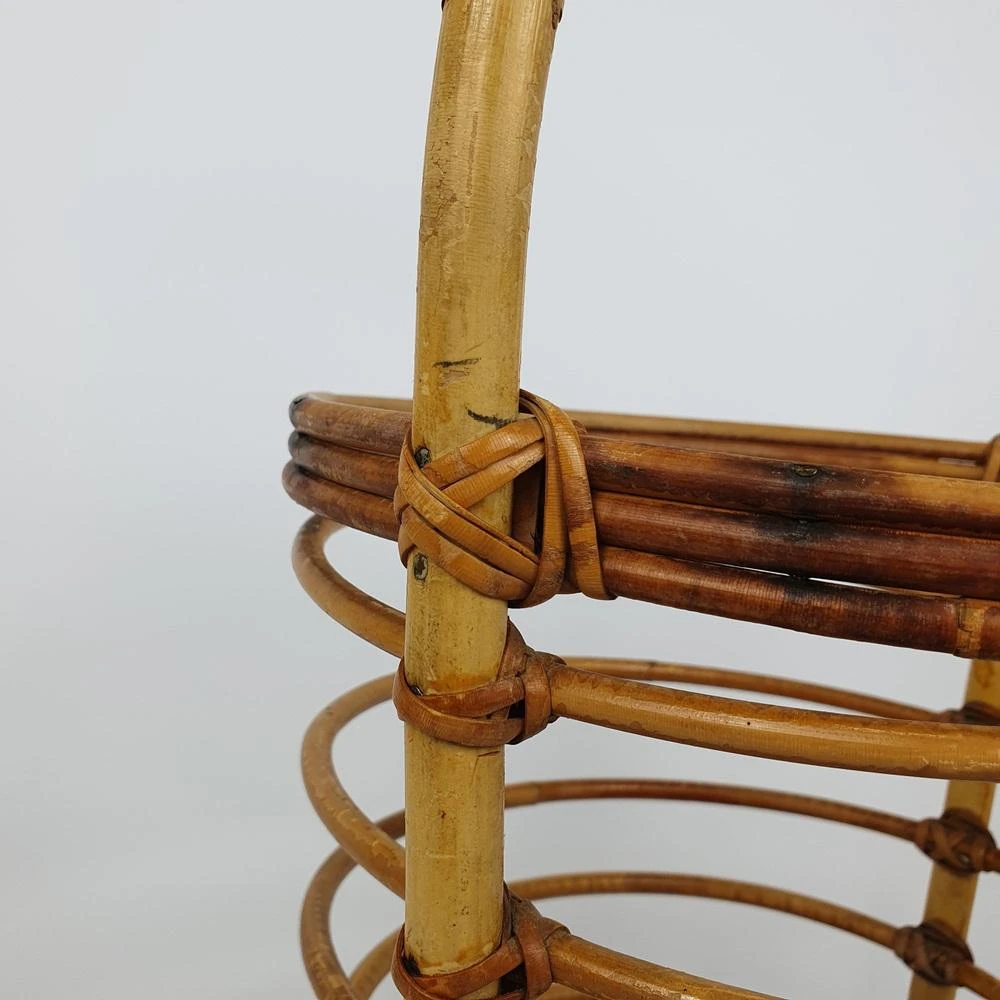 Mid-Century Rattan Umbrella Stand, 1960s 6 Mid-Century Rattan Umbrella Stand, 1960s - Image 4