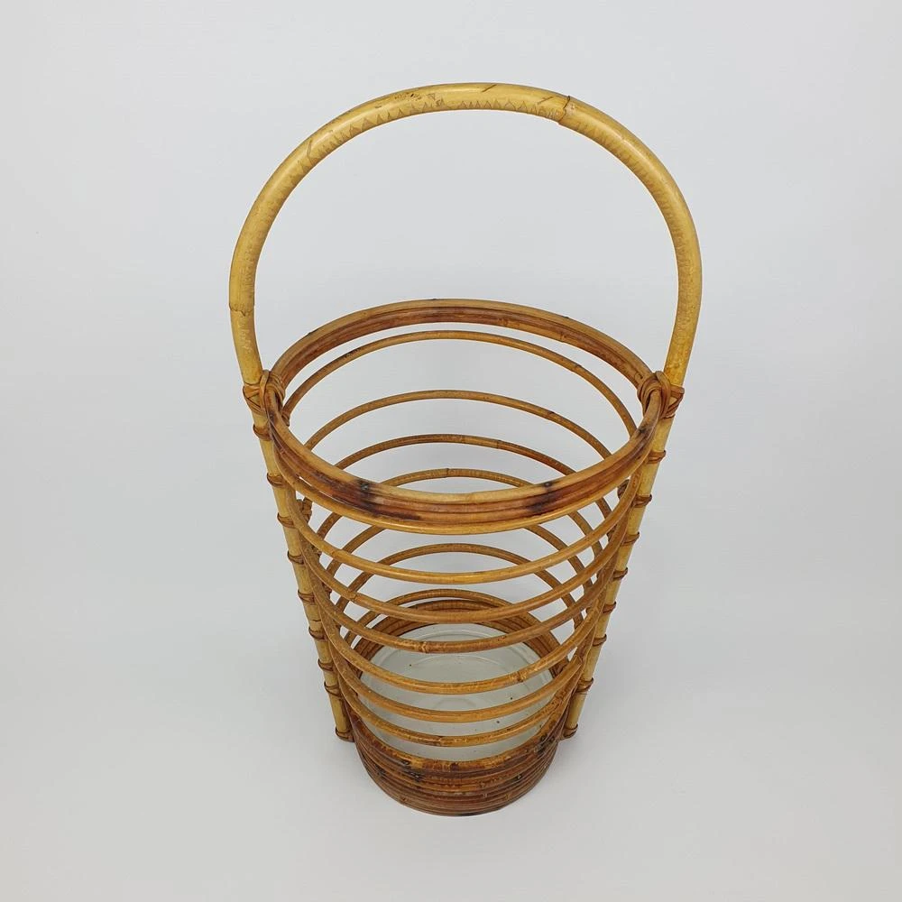 Mid-Century Rattan Umbrella Stand, 1960s 4 Mid-Century Rattan Umbrella Stand, 1960s - Image 2
