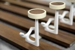 Mid-Century Scandinavian Modern Teak Wall Coat Rack, 1950s -CHAIRISH Shop mid century scandinavian modern teak wall coat rack 1950s 9342