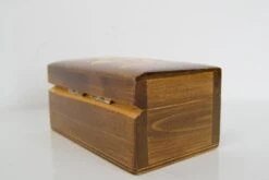 Mid-Century Small Hand Carved Wood Box, 1950s -CHAIRISH Shop mid century small hand carved wood box 1950s 4055