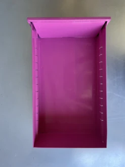 Mid Century Steel Drawer Insert, Repurposed As Organizer / Container, Refinished In Hot Pink -CHAIRISH Shop mid century steel drawer insert repurposed as organizer container refinished in hot pink 0212