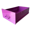 Mid Century Steel Drawer Insert, Repurposed As Organizer / Container, Refinished In Magenta -CHAIRISH Shop mid century steel drawer insert repurposed as organizer container refinished in magenta 0482