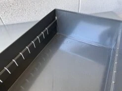 Mid Century Steel Drawer Insert, Repurposed As Organizer / Container, Refinished In Metallic Gray -CHAIRISH Shop mid century steel drawer insert repurposed as organizer container refinished in metallic gray 7722