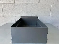 Mid Century Steel Drawer Insert, Repurposed As Organizer / Container, Refinished In Metallic Gray -CHAIRISH Shop mid century steel drawer insert repurposed as organizer container refinished in metallic gray 9248