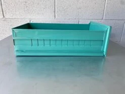 Mid Century Steel Drawer Insert, Repurposed As Organizer / Container, Refinished In Spearmint -CHAIRISH Shop mid century steel drawer insert repurposed as organizer container refinished in spearmint 9827