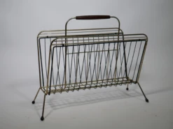 Mid-Century String Newspaper Stand, 1950s -CHAIRISH Shop mid century string newspaper stand 1950s 5158