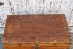 Mid-Century Teak & Brass Colonial Box -CHAIRISH Shop mid century teak and brass colonial box 7421