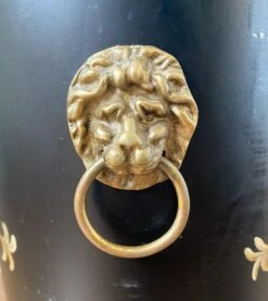 Mid Century Tole Parrot Bird And Fruit Motif Black Umbrella Stand -CHAIRISH Shop mid century tole parrot bird and fruit motif black umbrella stand 8626