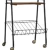 Mid-Century Trolley With Magazine Rack, 1960s -CHAIRISH Shop mid century trolley with magazine rack 1960s 3843