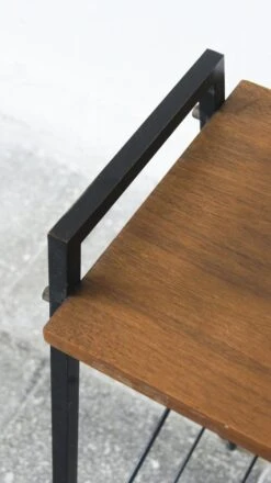 Mid-Century Trolley With Magazine Rack, 1960s -CHAIRISH Shop mid century trolley with magazine rack 1960s 3886