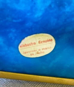 Mid Century Vintage Handmade Italian Alabaster And Brass Trinket Box -CHAIRISH Shop mid century vintage handmade italian alabaster and brass trinket box 1475